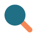 Lupa que representa comunicación transparente