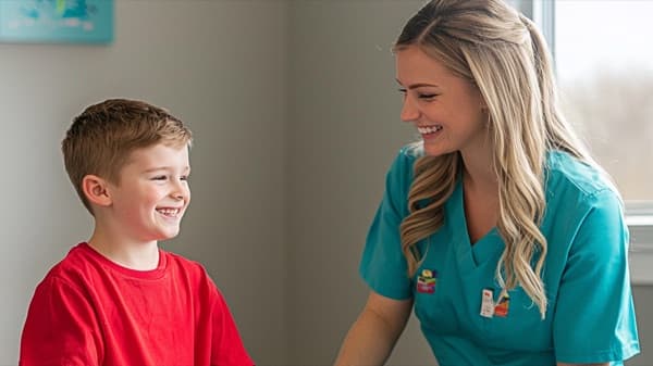 Pediatric therapy at home